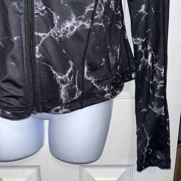 Buffbunny (M) Limitless Fitted Jacket Full zip Logo Gym Workout Collared - Picture 4 of 15